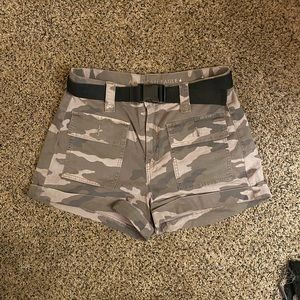 High Waisted Camo shorts